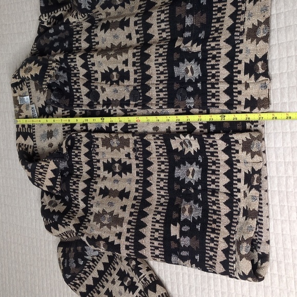 Chico's Southwest Western Print Tapestry Jacket Coat - Picture 14 of 15